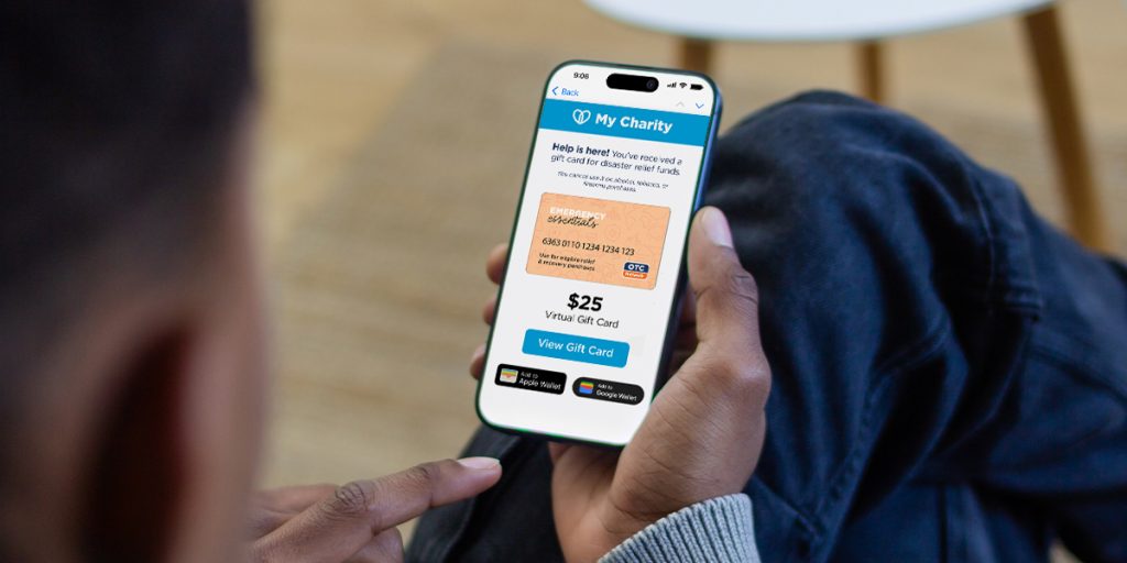 Disaster Relief Digital card